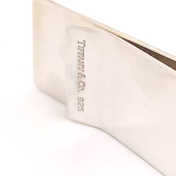 Tiffany & Co Etched Money Clip Sterling Silver Estate TIF911 - Picture 5 of 5
